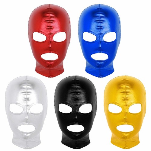 Damen herren latex kopfmaske - damen,