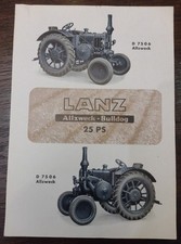 Original 25HP Lanz D7506