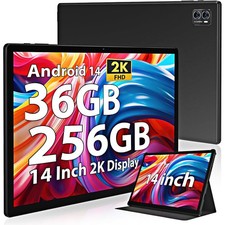 Tablet FASTWD L361 14 Zoll Android 14 5G WiFi ohne SIM Face ID 256GB 10580mAh