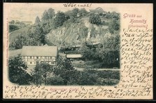 Kemnitz / Oberlausitz, Restaurant Lindel, Ansichtskarte 1899 