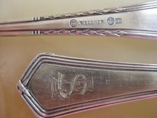 Jugendstil teelöfel - 6,