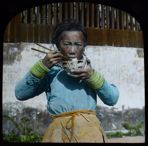 Chinesische frau mit - frau,