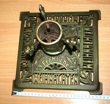 Christbaumständer Weihnachsbaumständer Gusseisen "Fröhliche Weihnachten"