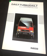 IVECO DAILY/ TURBODAILY Kastenwagen-Programm…8-Seiten-Prospekt (NL)…WIE NEU…1993