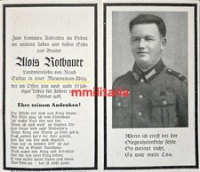 Sterbebild WWII Schütze Reuth
