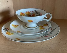 Weimar Porzellan INGE Sammelgedeck Sammeltasse Elfenbein Kaffeegedeck