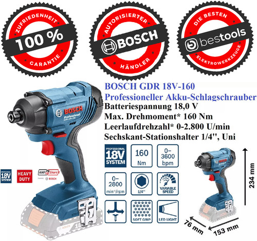 Bosch gdr 18v - gdr, 18v-160