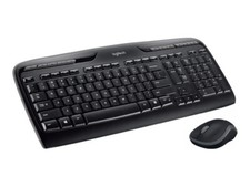 LOGITECH MK330 RF Wireless QWERTZ Deutsch Tastatur & Maus Set 2.4 GHz Schwarz