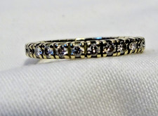 C84 Memoire Ring 585 Weißgold 0,84 SI TW Brillanten Größe 53