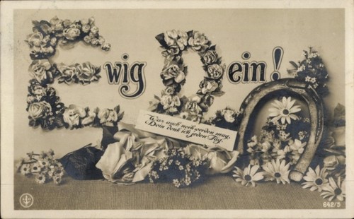 Ewig dein liebe - ak, dein,