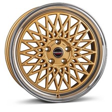 1x BORBET DESIGN B gold rim