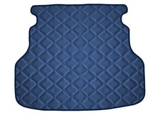 Öko Leder Kofferraumteppich für Toyota Avensis II kombi 2003-2009, Dunkelblau x1
