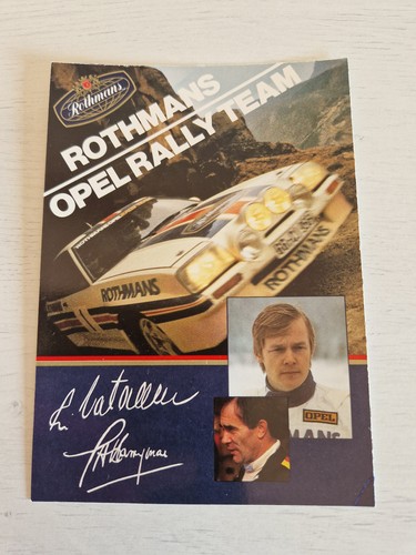 Postkarte 10x15 rothmans opel - 10x15,