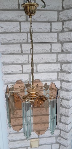 Hängelampe mit glasplatten - hängelampe,