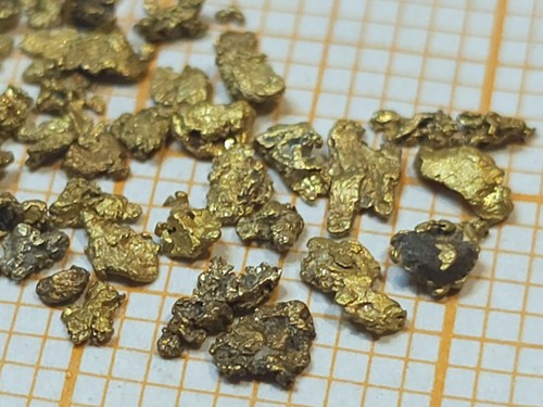 Echtes kristallines gold - echtes,