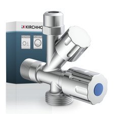 KIRCHHOFF Geräte Eckventil | Anschluss Spülmaschine Waschmaschine | Absperrhahn