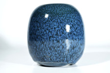 70s STUDIOKERAMIK Vase ° pastoser Überlauf ° Ritzsignet ° Kerstan Era