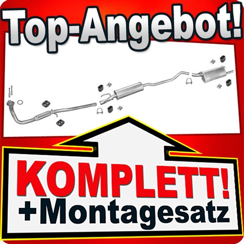 Auspuff für opel - für, corsa