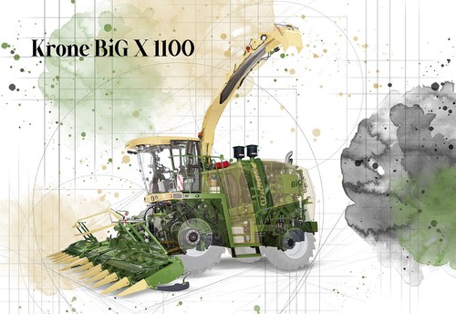 Tech drawing blaupause krone - blaupause,