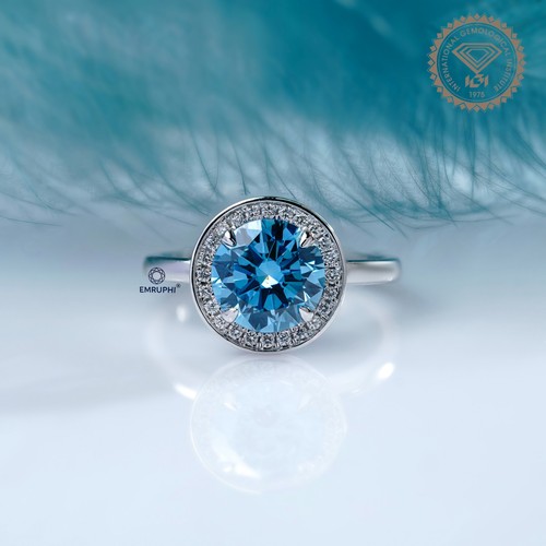 Verlobungsring damen blauer - verlobungsring,