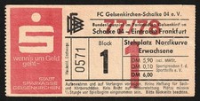 Ticket | 1977/78 | FC Schalke