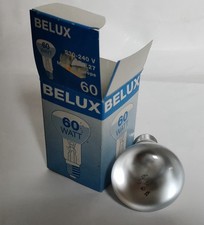 1 Glühlampe Glühbirne v. Belux 60 Watt Fassung E 27