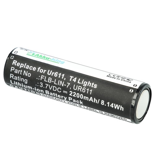 Taschenlampen akku für inova - taschenlampen,