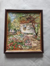 Gobelin Stickbilder, 3 Stück