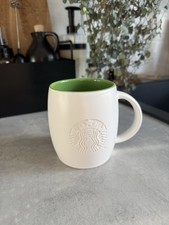 Starbucks Tasse Weiß Grün 2011 - Sammeltasse Kaffeebecher Coffee Mug Tasse 12oz
