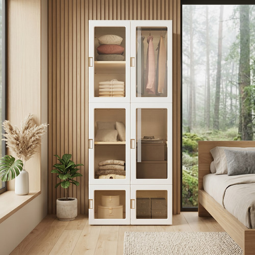 Tragbarer kleiderschrank - tragbarer, pp-kleiderschrank