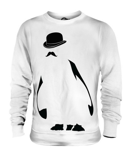 Pinguin mit hut unisex sweater - mit,