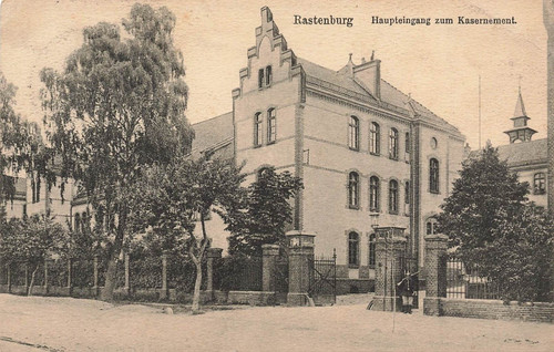 Haupteingang zum kasernement - haupteingang,