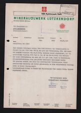 KRUMPA, Brief 1981, Mineralölwerk Lützkendorf VEB Hydrierwerk Zeitz