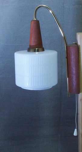 Wandlampe 50er 60er - 50er, holz