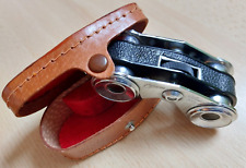 kleines Opernglas Operngucker Fernglas Opera Glass 2,5x im Lederetui - Vintage