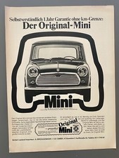 Mini Der Original-Mini Oldtimer 1975 Vintage Ad Werbung Reklame
