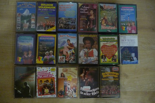 Konvolut kassette 17 - konvolut,, mc-kassette