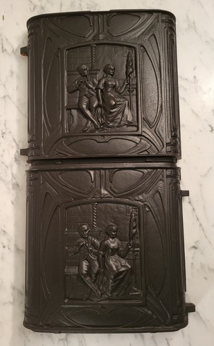 Antike ofentüre zweiteilig - antike,