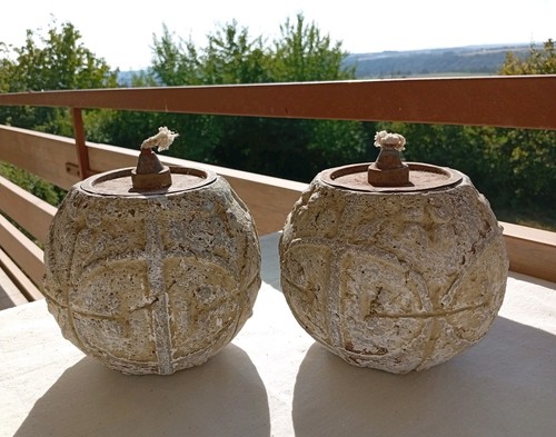 Beton deko petroleumlampe - deko-petroleumlampe, im