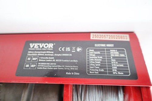 Vevor elektrische seilwinde - vevor,