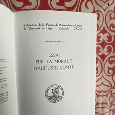 RUTTEN (Ch.) Essay sur la