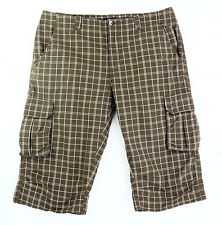 Shorts Gr. 36 Grün bedruckt Herren Cargo-Bermuda Pants RPW