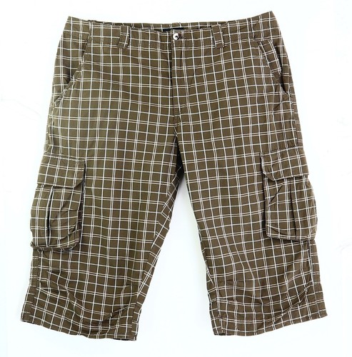 Shorts grün bedruckt - gr., 36