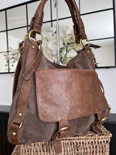 Clarks leder wildleder tasche - leder,