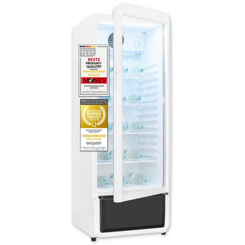 Exquisit glastürkühlschrank - exquisit,