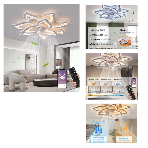 Deckenventilator mit - deckenventilator,