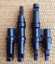 2er Y T Solarstecker PV Stecker Verteiler Buchse Kupplung Adapter für MC4 Kabel