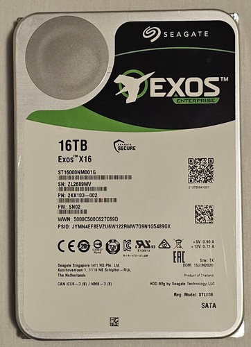 Seagate exos x16 - seagate,