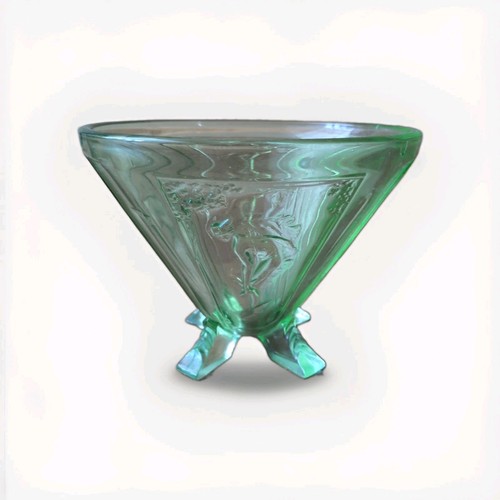 Art deco glasvase sowerby 30er - sowerby,