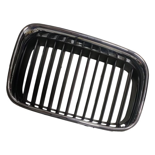 Chrom schwarz frontziergitter - schwarz,